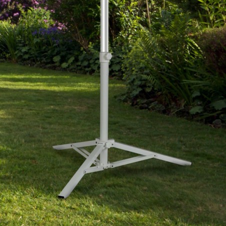 Base per Ombrellone Aktive Bianco Metallo 61 x 49,5 x 61 cm (6 Unità)
