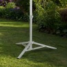Base per Ombrellone Aktive Bianco Metallo 61 x 49,5 x 61 cm (6 Unità)