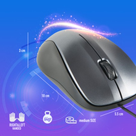 Mouse Ottico Mouse Ottico NGS NGS-MOUSE-1091 Grigio 1200 DPI