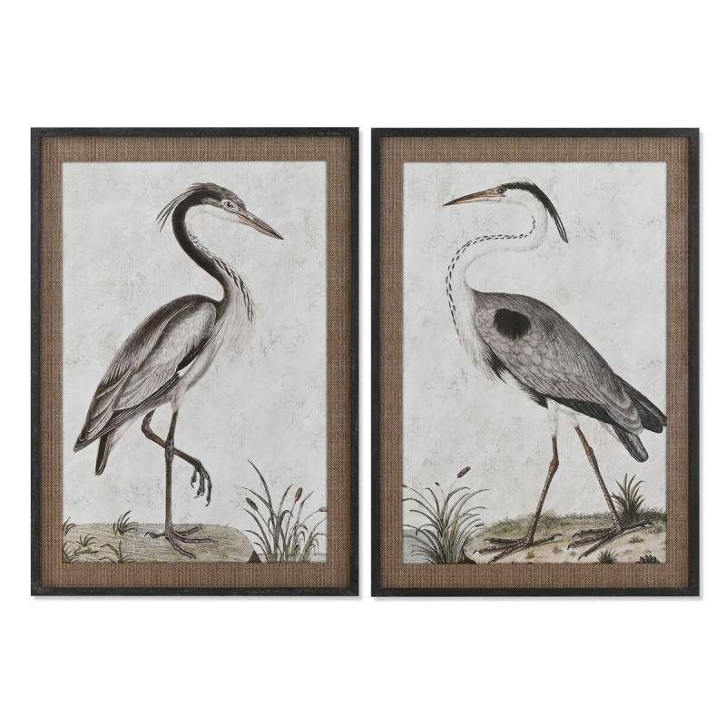 Quadro Home ESPRIT Uccello Orientale 70 x 4 x 100 cm (2 Unità) Quadro Home ESPRIT Uccello Orientale 70 x 4 x 100 cm (2 Unità)