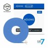 Cavo di Rete Rigido FTP Categoria 7 Aisens AWG23 Azzurro 100 m