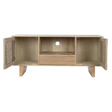Mobile TV Home ESPRIT Beige Naturale Juta Pino 120 x 40 x 55 cm