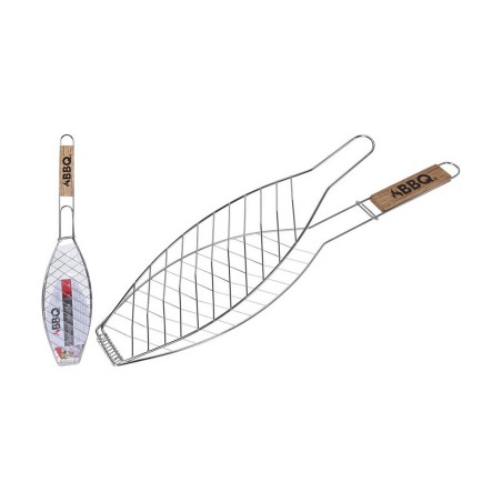 Griglia per Barbecue per Pesce Acciaio inossidabile (14 x 58 cm)