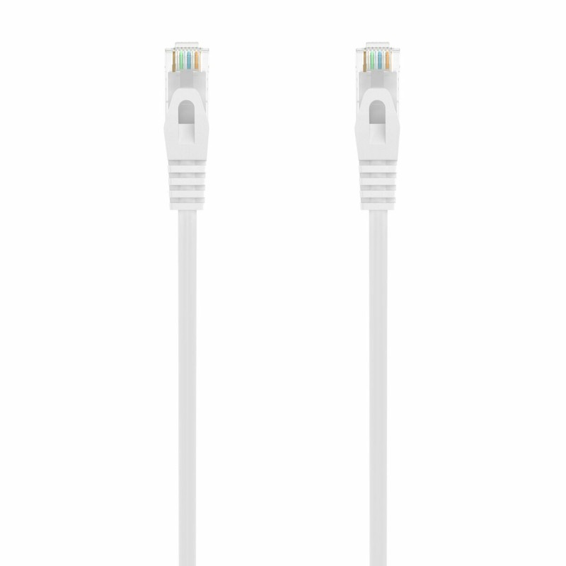Cavo RJ45 Categoria 6 UTP Rigido Aisens A145-0597 Bianco Nero 3 m Cavo RJ45 Categoria 6 UTP Rigido Aisens A145-0597 Bianco Nero 3 m