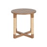 Tavolo aggiuntivo Home ESPRIT Naturale Abete Legno MDF 48 x 48 x 50,5 cm
