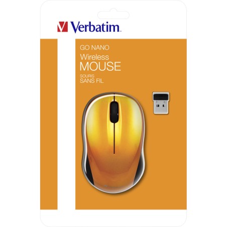 Mouse Ottico Mouse Ottico Verbatim GO NANO Arancio