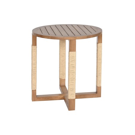 Tavolo aggiuntivo Home ESPRIT Naturale Abete Legno MDF 48 x 48 x 50,5 cm