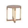 Tavolo aggiuntivo Home ESPRIT Naturale Abete Legno MDF 48 x 48 x 50,5 cm
