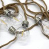 Ghirlanda di Luci LED Lumisky Ampoules Fantasy Bianco 10