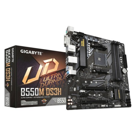 Scheda Madre Gigabyte B550M DS3H mATX DDR4 AM4 AMD B550 AMD AM4