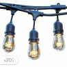Ghirlanda di Luci LED Lumisky Nero Grigio