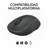 Mouse Bluetooth Wireless Logitech M240 Grafite Monocromatica