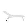 Lettino DKD Home Decor Con ruote PVC Alluminio (187,5 x 64 x 97 cm)