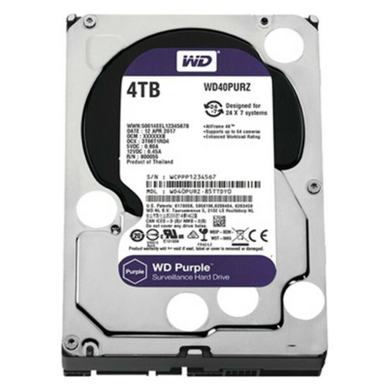 Hard Disk Western Digital SATA PURPLE 3,5" Hard Disk Western Digital SATA PURPLE 3,5"