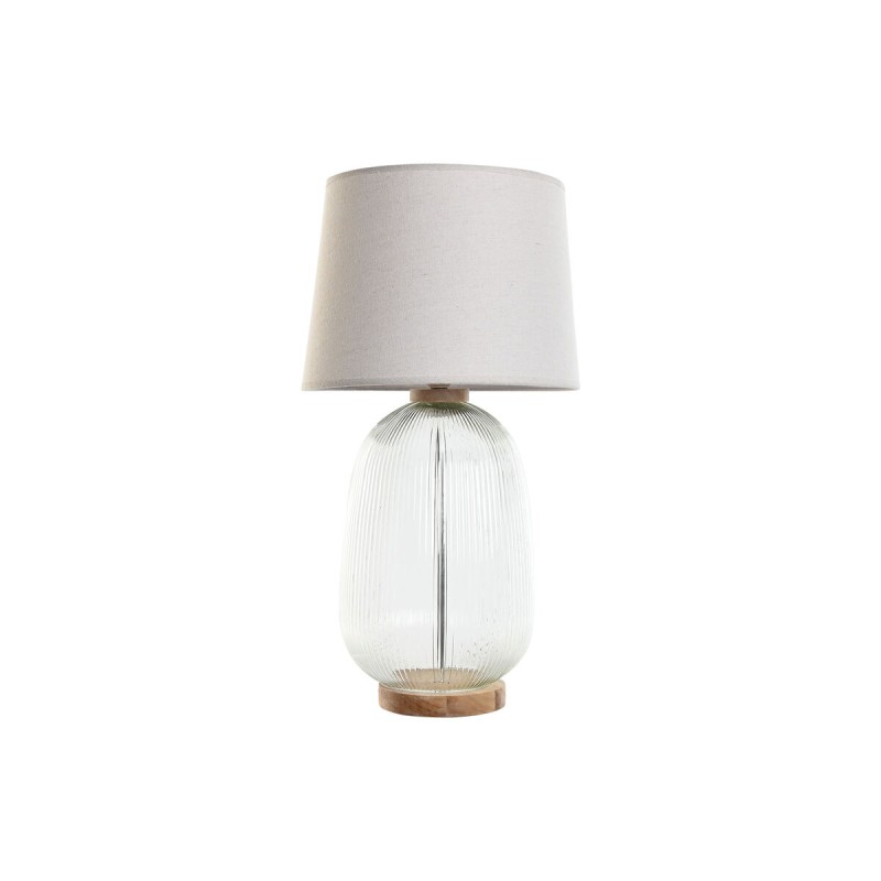 Lampada da tavolo Home ESPRIT Beige Legno Cristallo 50 W 220 V 32 x 32 x 61 cm Lampada da tavolo Home ESPRIT Beige Legno Cristallo 50 W 220 V 32 x 32 x 61 cm