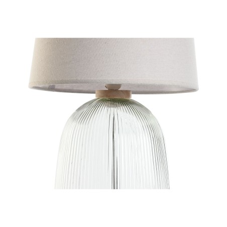 Lampada da tavolo Home ESPRIT Beige Legno Cristallo 50 W 220 V 32 x 32 x 61 cm