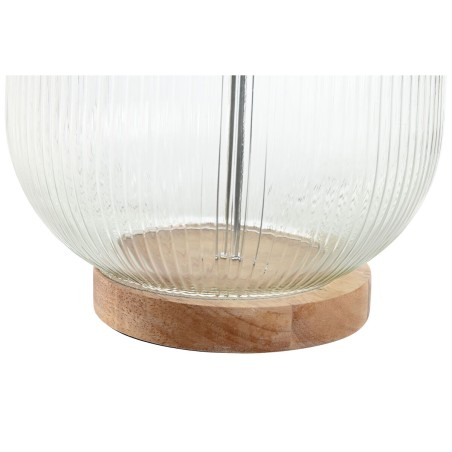 Lampada da tavolo Home ESPRIT Beige Legno Cristallo 50 W 220 V 32 x 32 x 61 cm