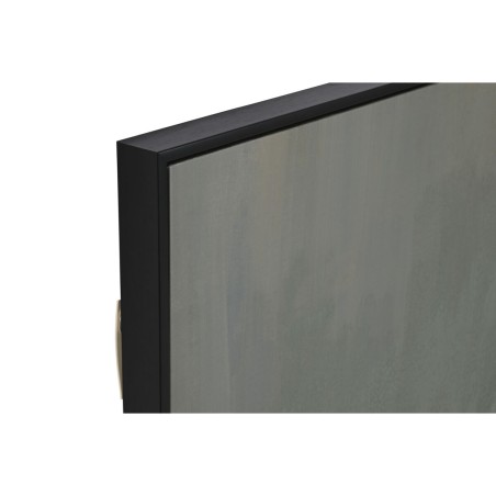 Quadro Home ESPRIT Nero Verde Moderno Città 100 x 4 x 100 cm (2 Unità)