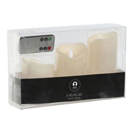 Candela LED Home ESPRIT Beige 25 x 10 x 20 cm