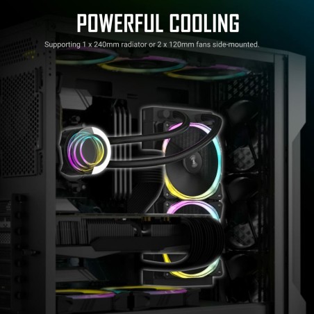 Case computer desktop ATX Antec AX90 Nero