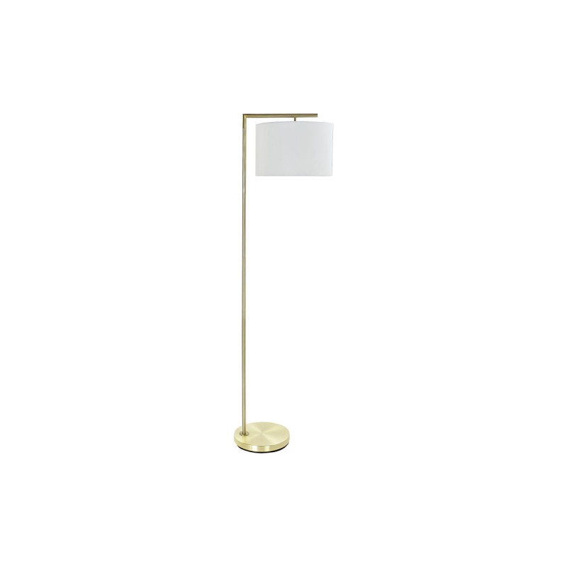 Lampada da Terra DKD Home Decor 35 x 44 x 159 cm Dorato Metallo Bianco 220 V 50 W