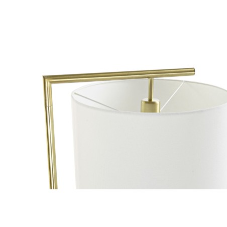 Lampada da Terra DKD Home Decor 35 x 44 x 159 cm Dorato Metallo Bianco 220 V 50 W
