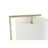 Lampada da Terra DKD Home Decor 35 x 44 x 159 cm Dorato Metallo Bianco 220 V 50 W