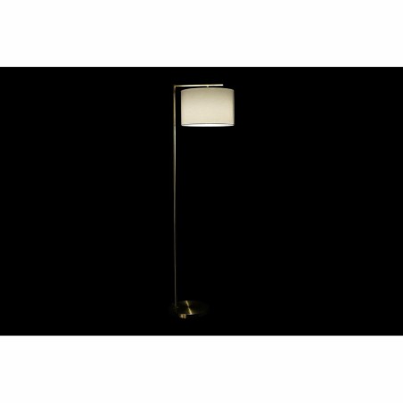 Lampada da Terra DKD Home Decor 35 x 44 x 159 cm Dorato Metallo Bianco 220 V 50 W