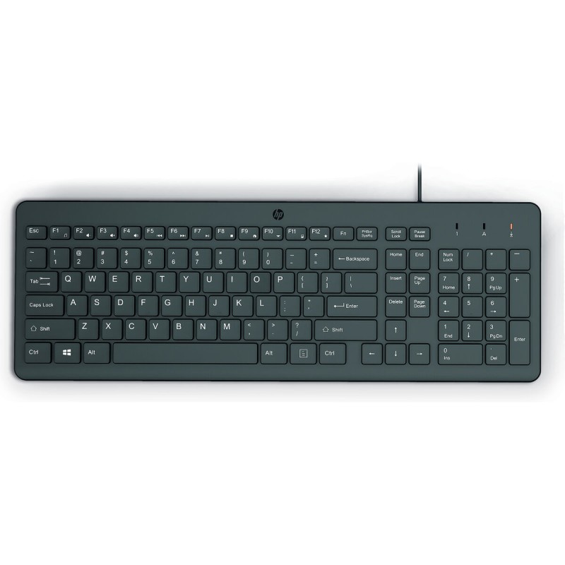 Tastiera HP 150 Nero Qwerty in Spagnolo Tastiera HP 150 Nero Qwerty in Spagnolo