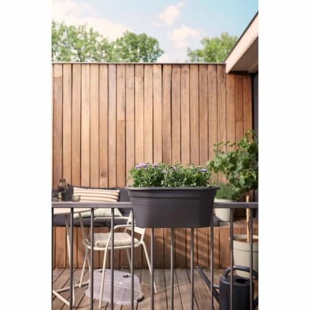 Vaso Elho Nero 55 x 28,5 x 25 cm