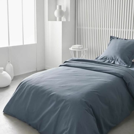 Lenzuolo con angoli TODAY Grigio 90 x 190 cm Denim