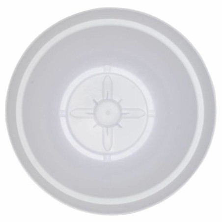 Vaso Riviera Bianco Plastica Quadrato Ø 50 cm