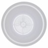 Vaso Riviera Bianco Plastica Quadrato Ø 50 cm