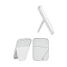 Specchio con Supporto Berilo 48727 Bianco Nero polipropilene 1,7 x 20 x 14 cm (12 Unità)