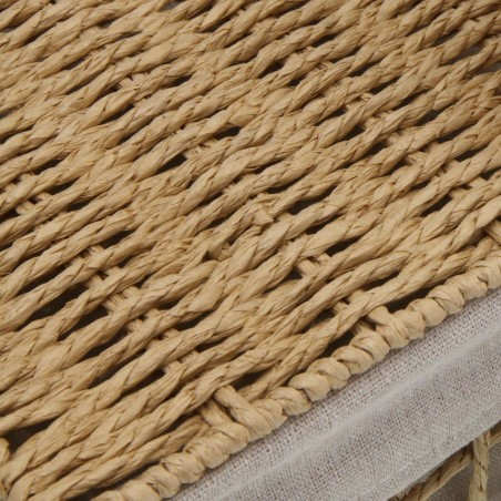 Cesto per i Panni Versa Nadir Marrone Alghe marine 23 x 12,5 x 23 cm