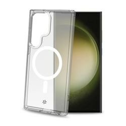 Custodia per Cellulare Celly GELSKINMAG1033 Samsung Galaxy S23 Ultra Bianco