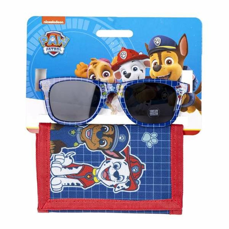 Set di occhiali da sole e portafoglio The Paw Patrol 2 Pezzi Azzurro Set di occhiali da sole e portafoglio The Paw Patrol 2 Pezzi Azzurro