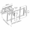Supporto TV con Braccio TooQ LP75100TN-B 60"-100" 60"