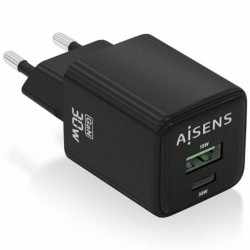 Caricabatterie da Parete Aisens ASCH-30W2P038-BK Nero Multicolore 33 W (1 Unità)