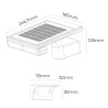 Applique da Parete EDM 31854 Nero 6 W 720 Lm LED Solare (6500 K)
