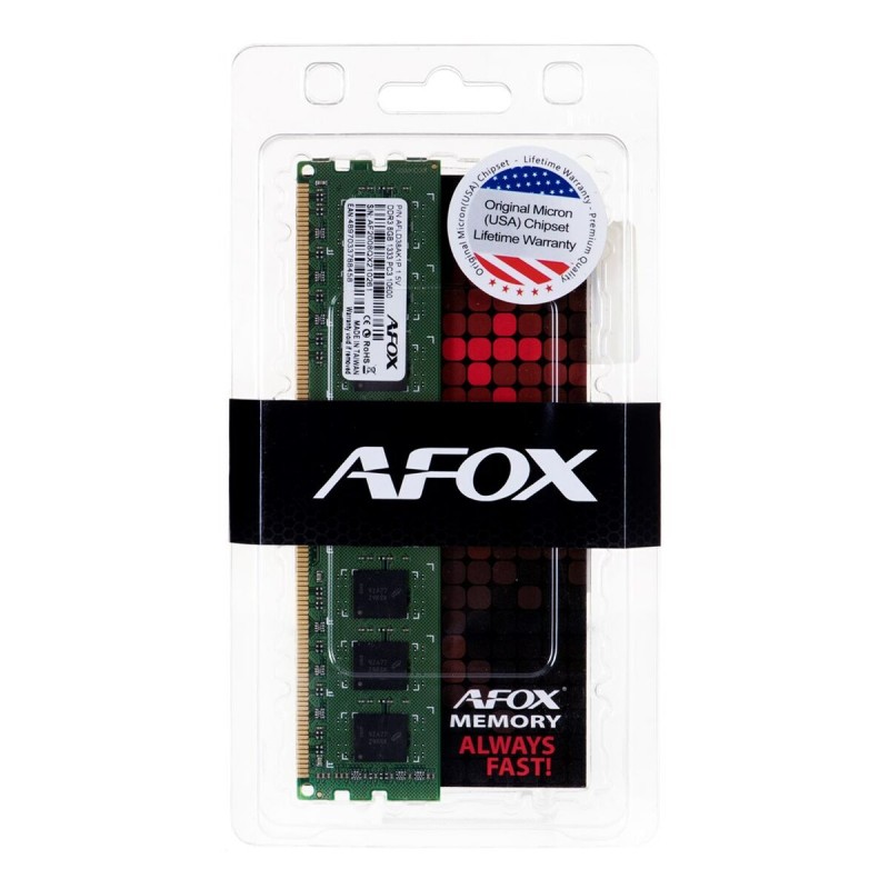 Memoria RAM Afox DDR3 1333 UDIMM CL9 8 GB Memoria RAM Afox DDR3 1333 UDIMM CL9 8 GB