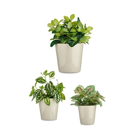 Set di Vasi Ibergarden CONICO-7044 Grigio Argilla Cónica Ø 14 cm Ø 22 cm Ø 17 cm 3 Pezzi
