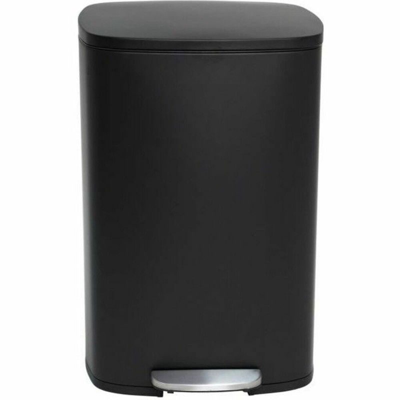Secchio della spazzatura Kitchen Move 50 L Nero Nero opaco Metallo Secchio della spazzatura Kitchen Move 50 L Nero Nero opaco Metallo