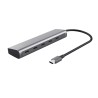 Hub USB Trust 25136 Argentato (1 Unità)