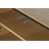Mobile TV Home ESPRIT Nero Naturale Metallo Legno di paulownia 180 x 40 x 55 cm