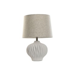Lampada da tavolo Home ESPRIT Bianco Beige 50 W 220 V