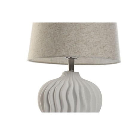Lampada da tavolo Home ESPRIT Bianco Beige 50 W 220 V