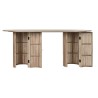 Tavolo da Pranzo Home ESPRIT Naturale Legno di paulownia Legno MDF 180 x 90 x 75 cm