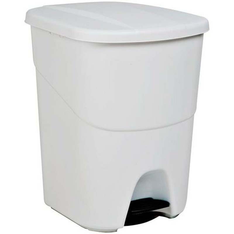 Secchio della spazzatura Denox 40 L Bianco Plastica Secchio della spazzatura Denox 40 L Bianco Plastica