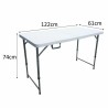 Tavolo da picnic 122 x 61 x 74 cm